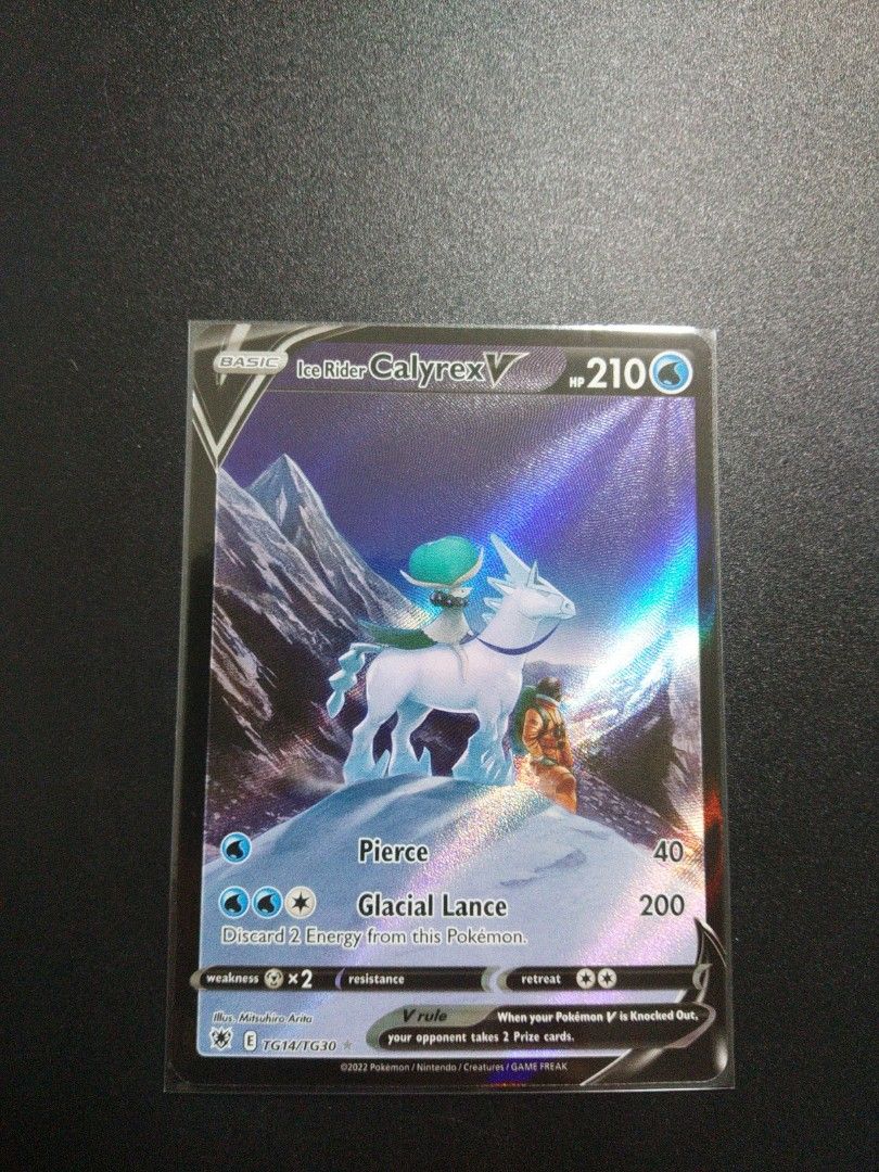 Pokemon TCG Ice Rider Calyrex V Ultra Rare - SS10 Astral Radiance, Hobbies  & Toys, Toys & Games on Carousell