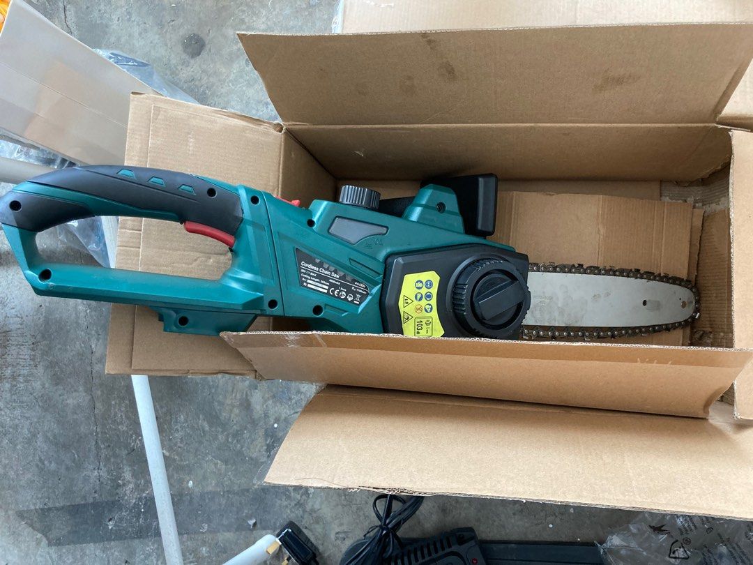 PosenPro cordless chainsaw PGCS20, Furniture & Home Living, Home ...