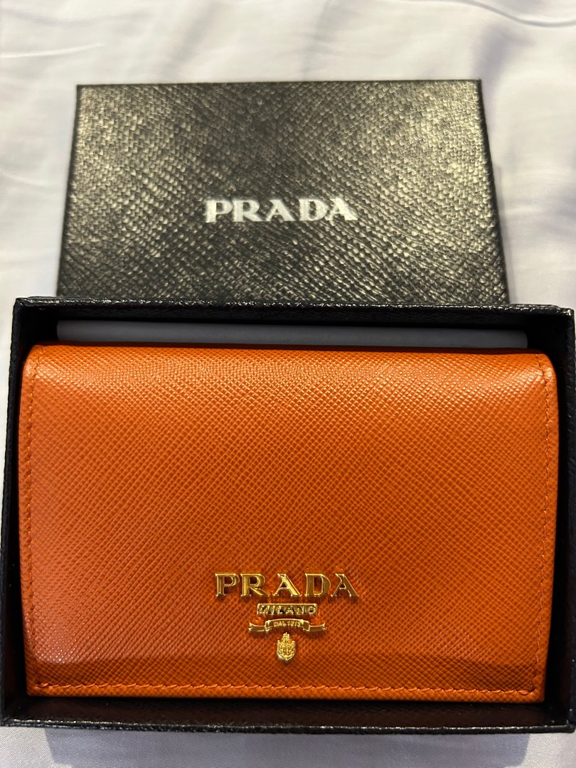 Prada Card Holder, Women's Fashion, Bags & Wallets, Wallets & Card ...