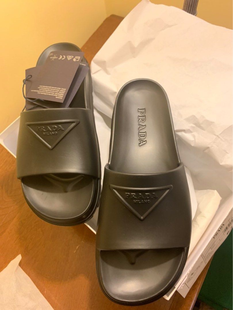 Prada women's on sale pool slides