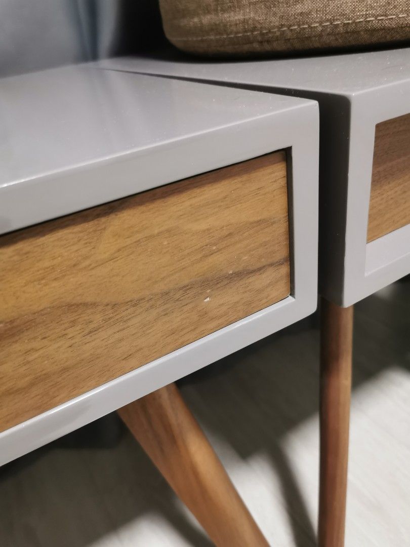Preloved top bedside tables