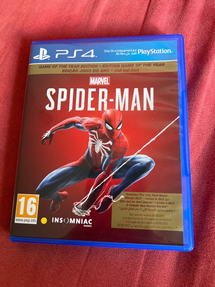 PS4 Spider-Man GOTY Edition [ Read Disc ], Video Gaming, Video Games, PlayStation