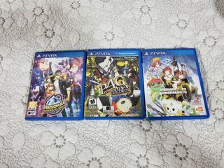 Ps vita game , persona 4 dancing all night ,persona 4 golden (sold), digimon story cyber sleuth(sold)