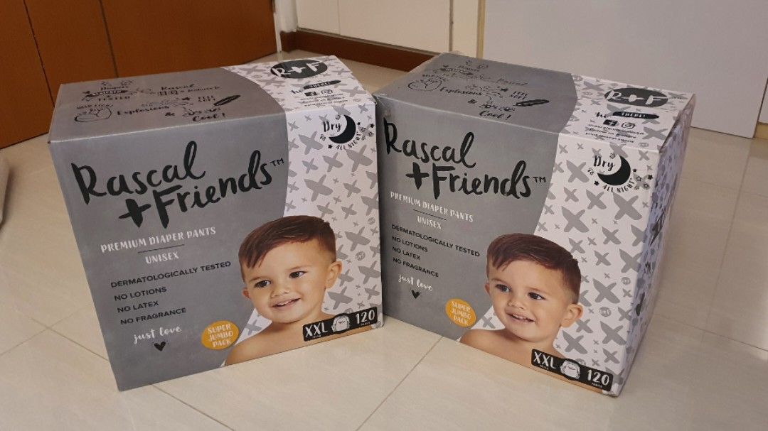 Rascal + Friends Pants XXL - Case, Babies & Kids, Bathing & Changing,  Diapers & Baby Wipes on Carousell