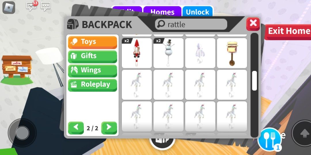 Roblox Adopt Me Rattle Sold Per Item, Video Gaming, Video Games