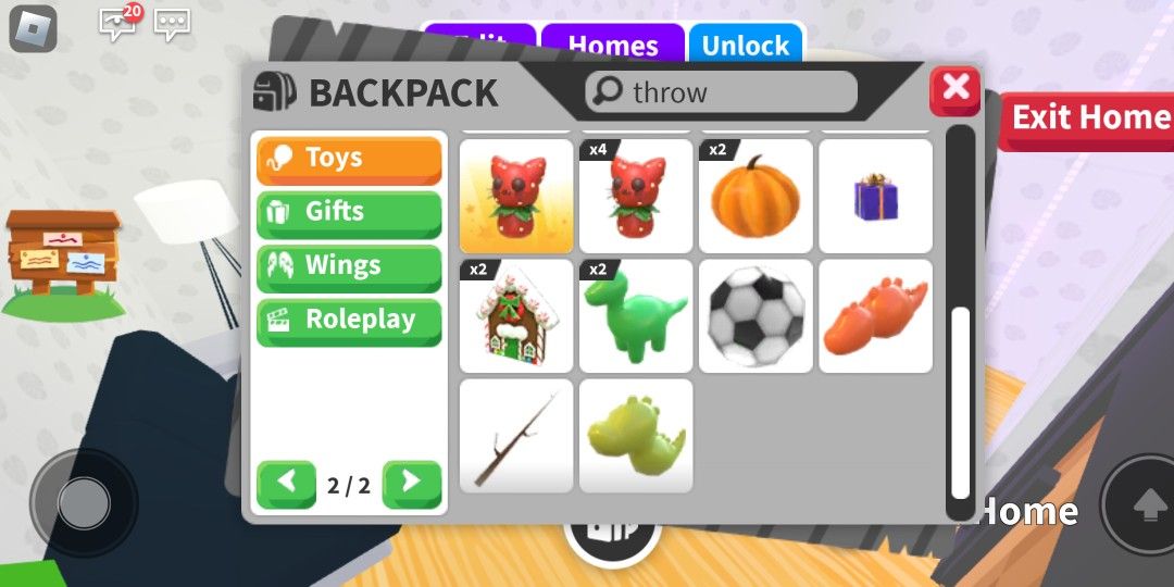 Roblox Adopt Me Throw Toy Sold Per Item, Video Gaming, Video Games