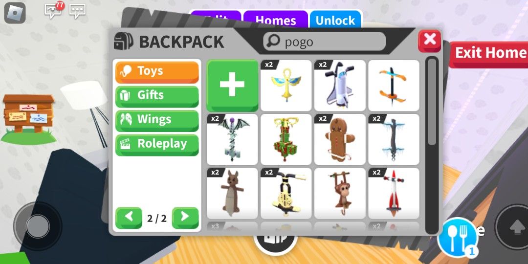 Roblox Adopt Me Pogo Stick Sold Per Item, Video Gaming, Video Games