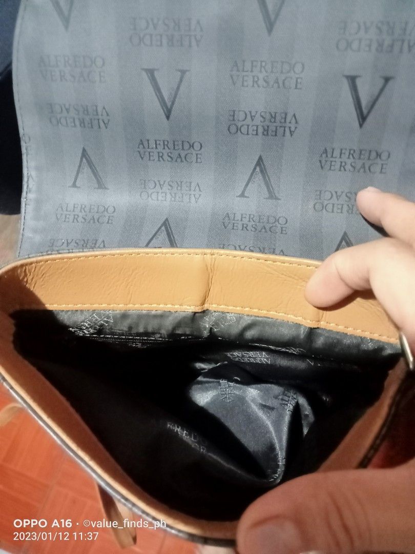 Rush Sale! Alfredo Versace Crossbody Sling bag, Women's Fashion, Bags