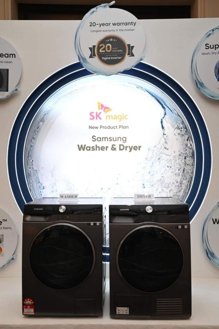 Samsung Washer & Dryer promo combo, TV & Home Appliances, Washing Machines and Dryers on Carousell