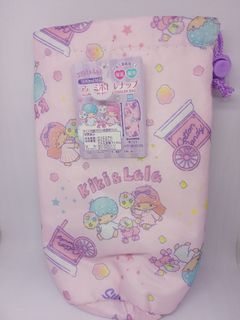Sanrio Little Twin Stars Cotton Candy Aluminum Bottle Cooler Bag