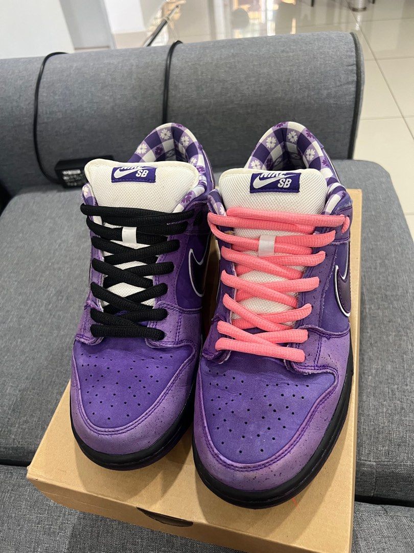 Purple lobster pink laces discount