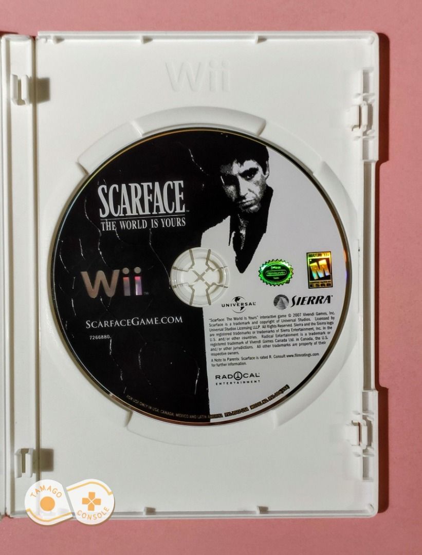 Scarface the World is Yours [Wii Game] [NTSC / ENGLISH Language] [CIB