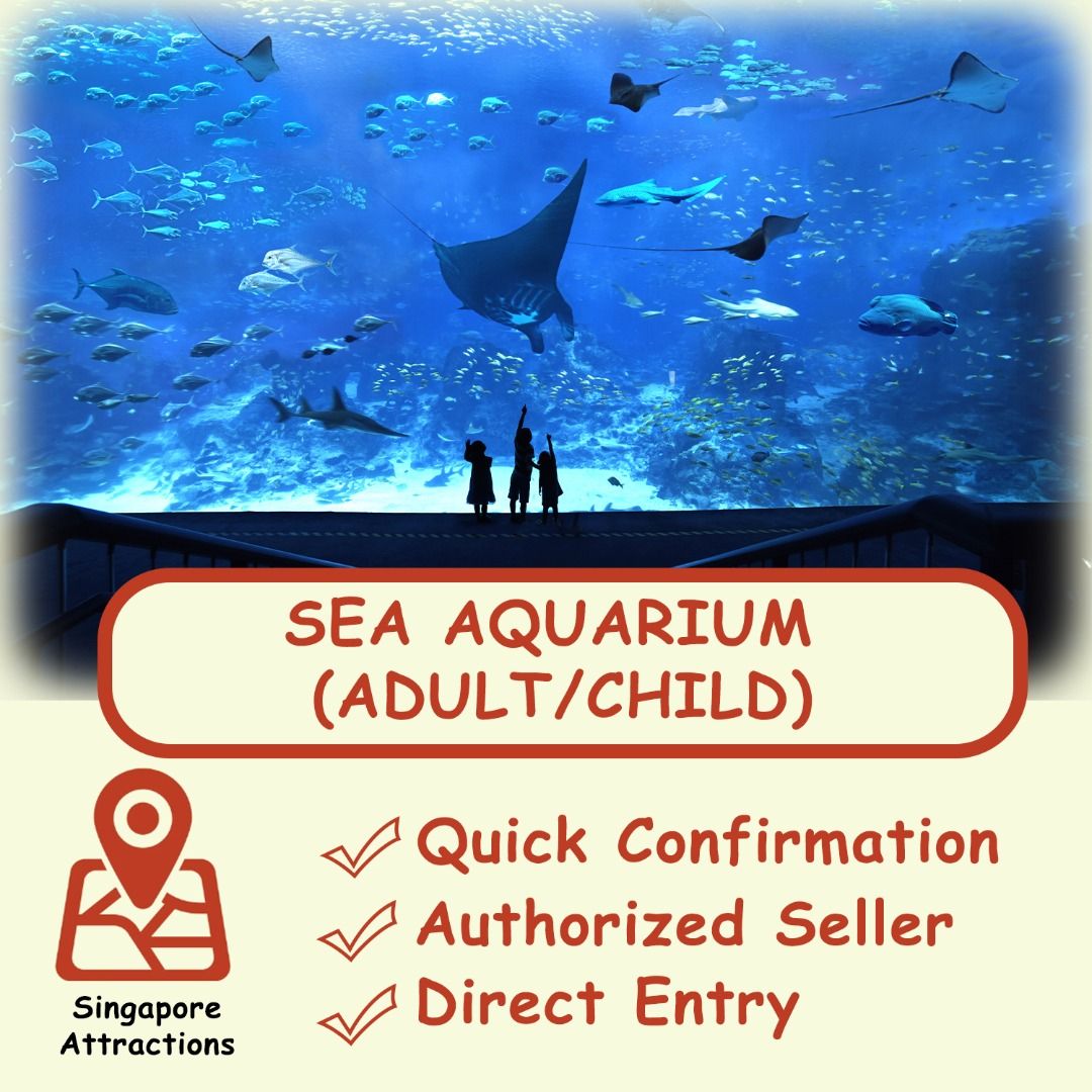 SEA AQUARIUM SINGAPORE [LIMITED TIME OFFER], Tickets & Vouchers, Local