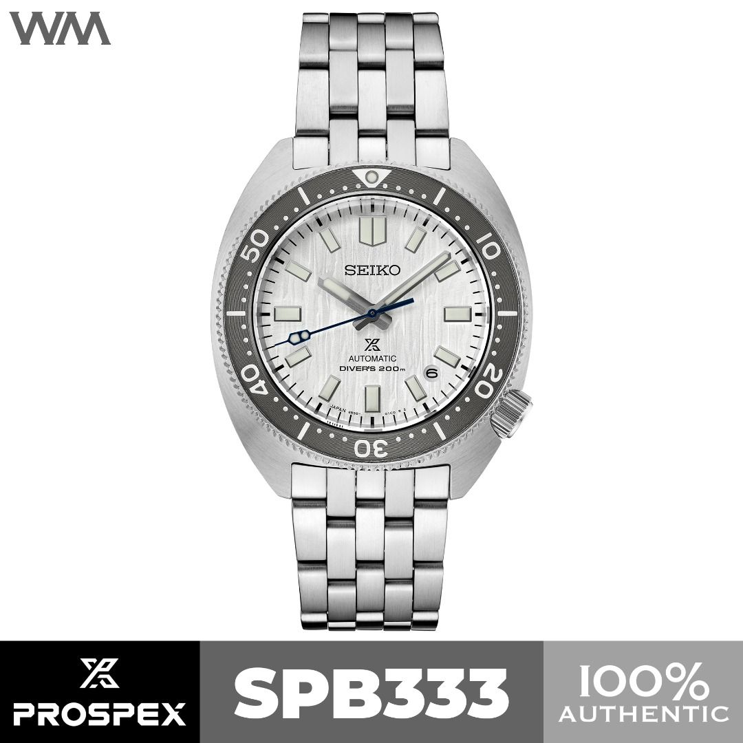 Seiko Prospex 110th Anniversary Limited Edition Save the Ocean Stainless  Steel Automatic Watch SPB333 SPB333J1, Men's Fashion, Watches &  Accessories, Watches on Carousell
