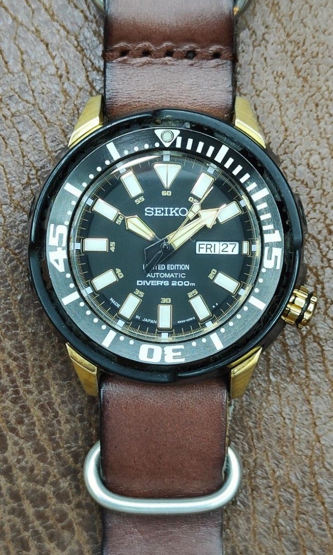 Seiko SRP234K Air Diver's 200M Limited Edition, Luxury, Watches on Carousell