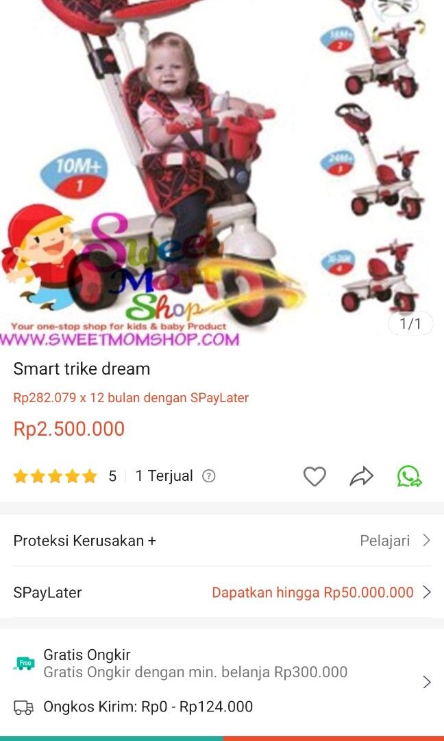 Smart on sale trike mothercare