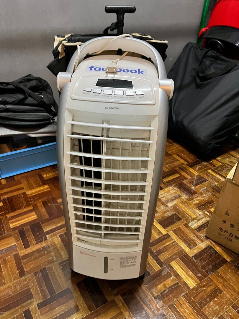 Sharp standing Aircon fan, Furniture & Home Living, Lighting & Fans