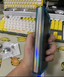 Side Sticker for Samsung Fold 3 Fold 4 Holographic