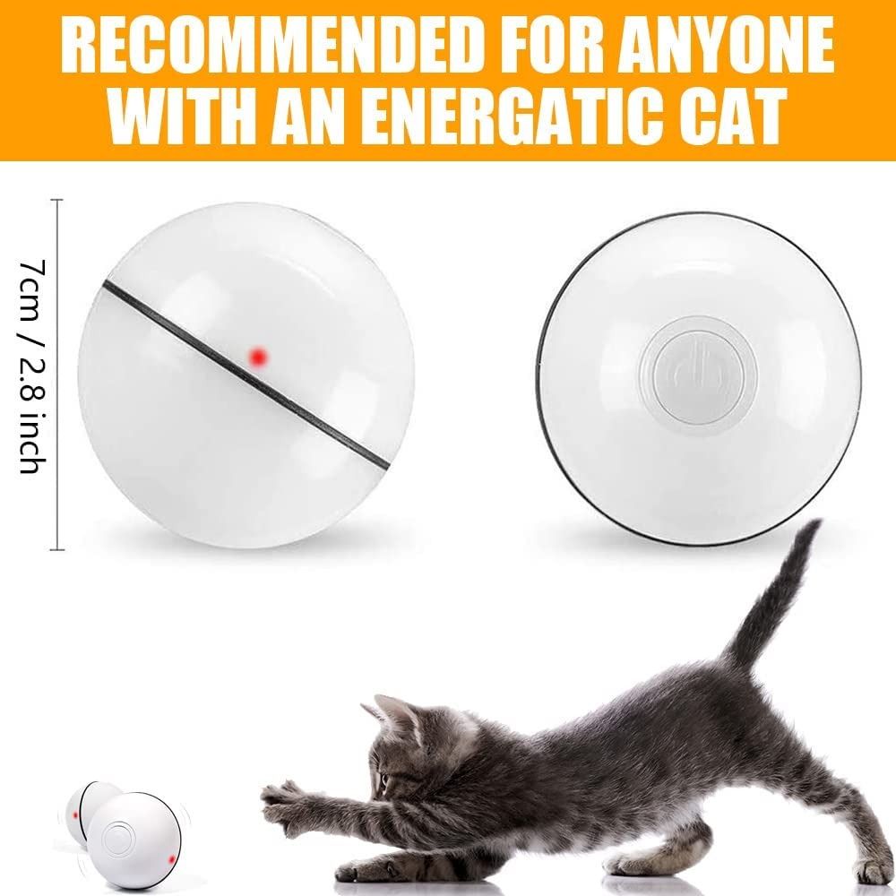 Smart Cat Ball Toy Interactive Cat Toys for Indoor Cats Adult