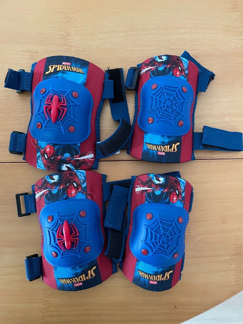 SpiderMan Knee Guards Elbow Guards, Sports Equipment, Other Sports