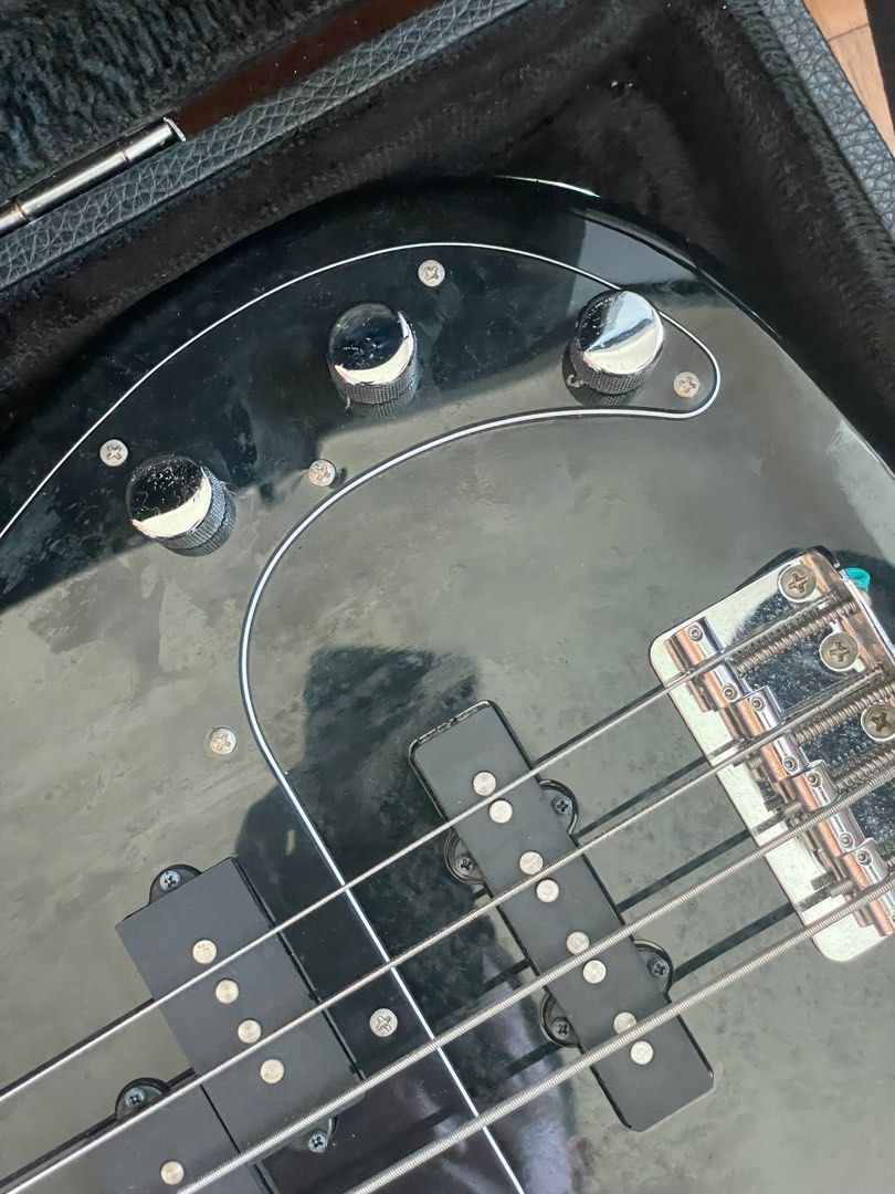Fender Squier Affinity PJ Bass Guitar (black), Hobbies & Toys, Music