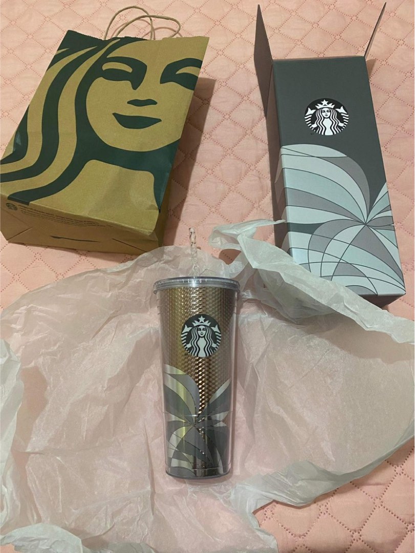 Starbucks Gold Cup Tumbler 2022, Furniture & Home Living, Kitchenware