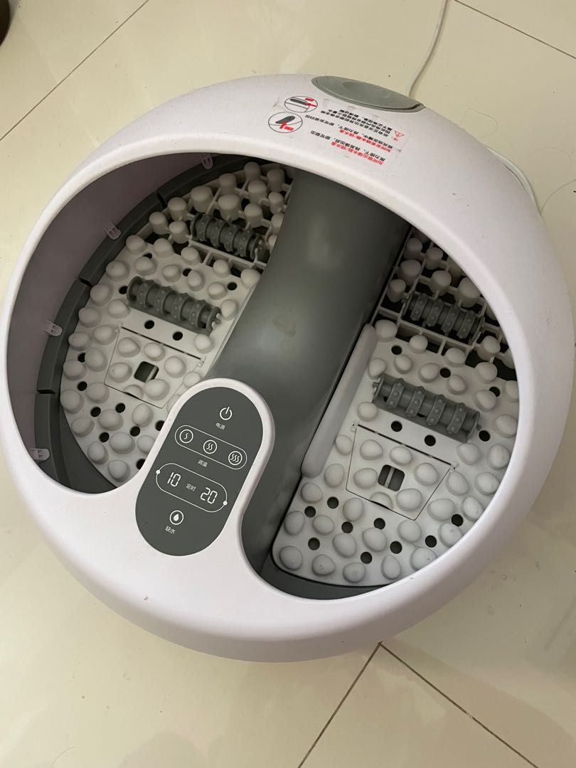 Steam foot bath spa massage self heating waterless, Beauty & Personal
