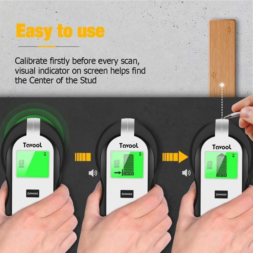 Stud Finder Wall Scanner - 4 in 1 Electronic Beam Finder Stud Sensor Wall  Center Detector with LCD Display for Stud Wood Metal AC Wire Joist  Detection 