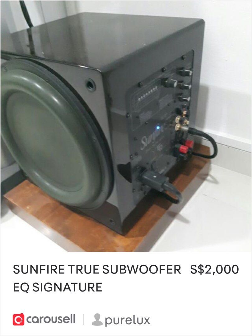 Sunfire best sale signature subwoofer