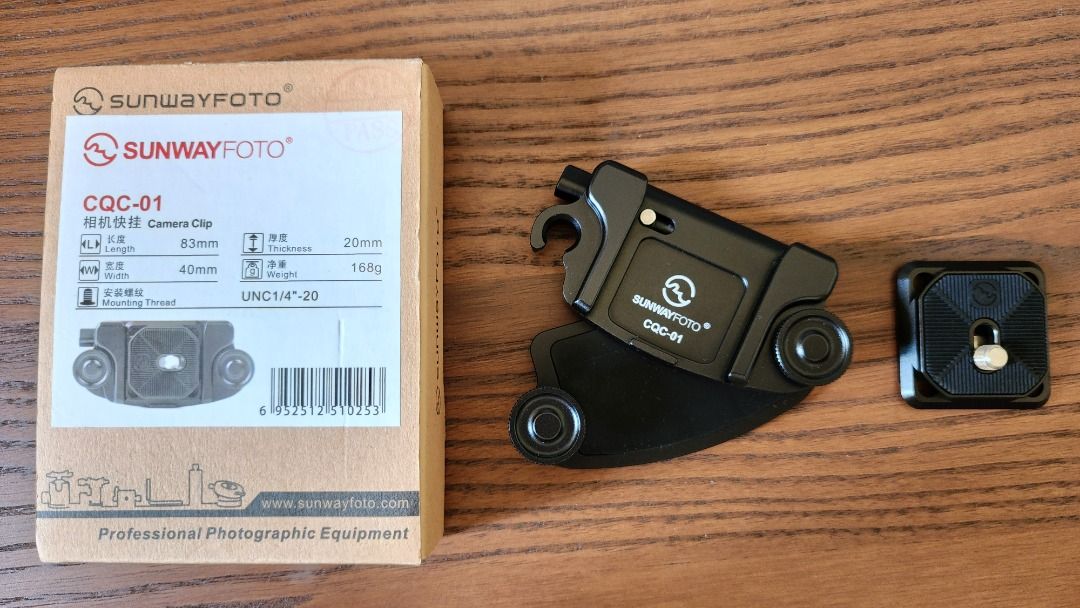 SUNWAYFOTO CQC01 Quick Release Camera Clip, Photography, Photography