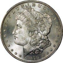 SUPER GIANT UNITED STATES MORGAN ONE DOLLAR 1879 Silver Coin