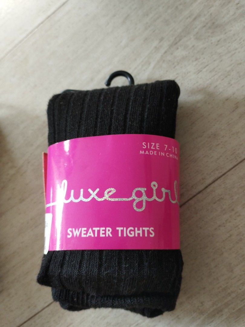 Girls sweater clearance tights