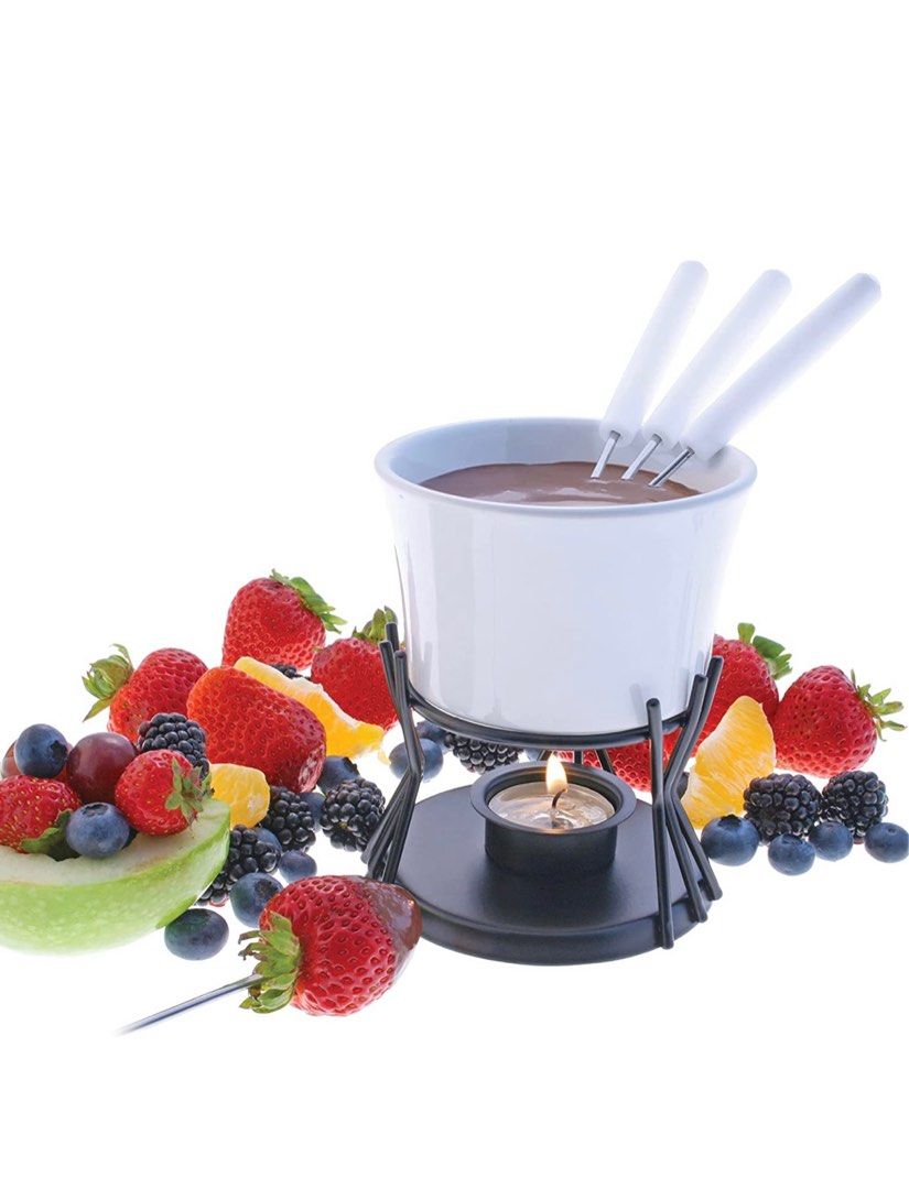 Swissmar 7pc Chocolate Fondue Set, Furniture & Home Living, Kitchenware