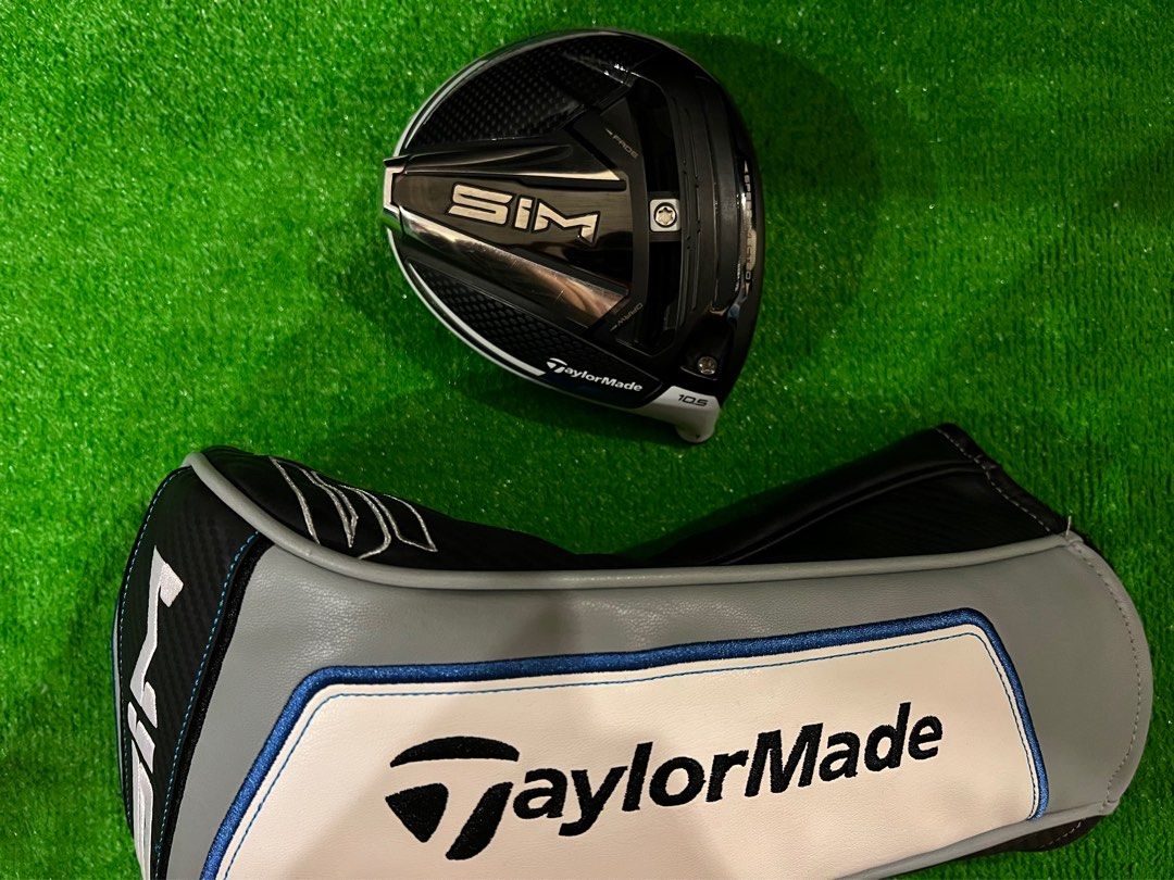 Taylormade SIM Driver Head (10.5deg) + Headcover (Excellent condition) [LATEST 2021 Model][Golf