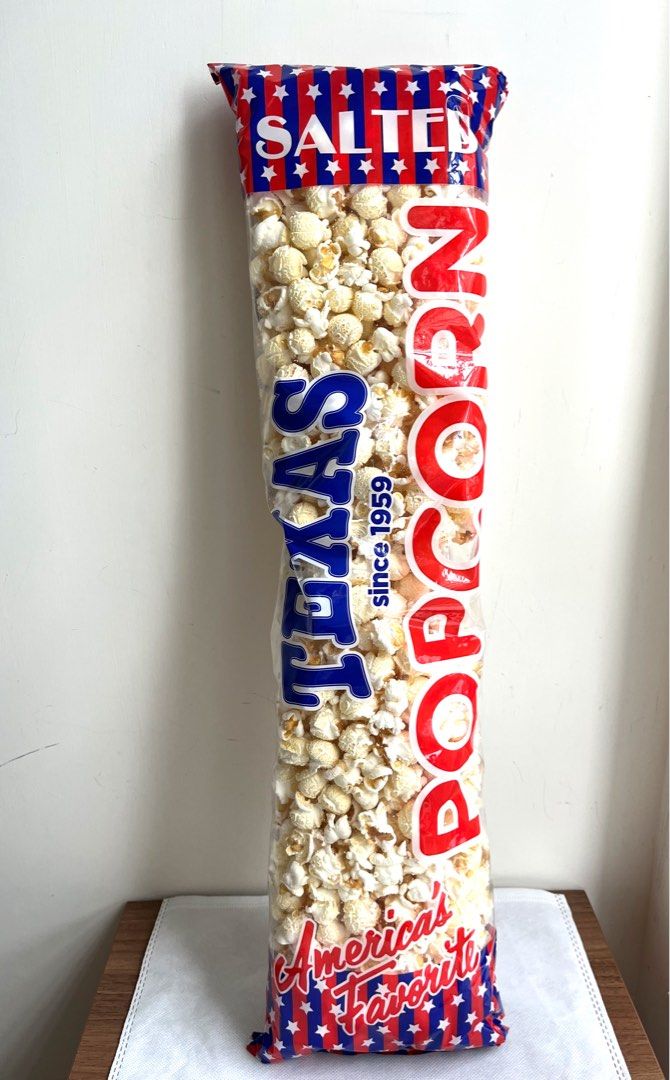TEXAS salted popcorn, 嘢食 & 嘢飲, 包裝食物&即食食物 Carousell