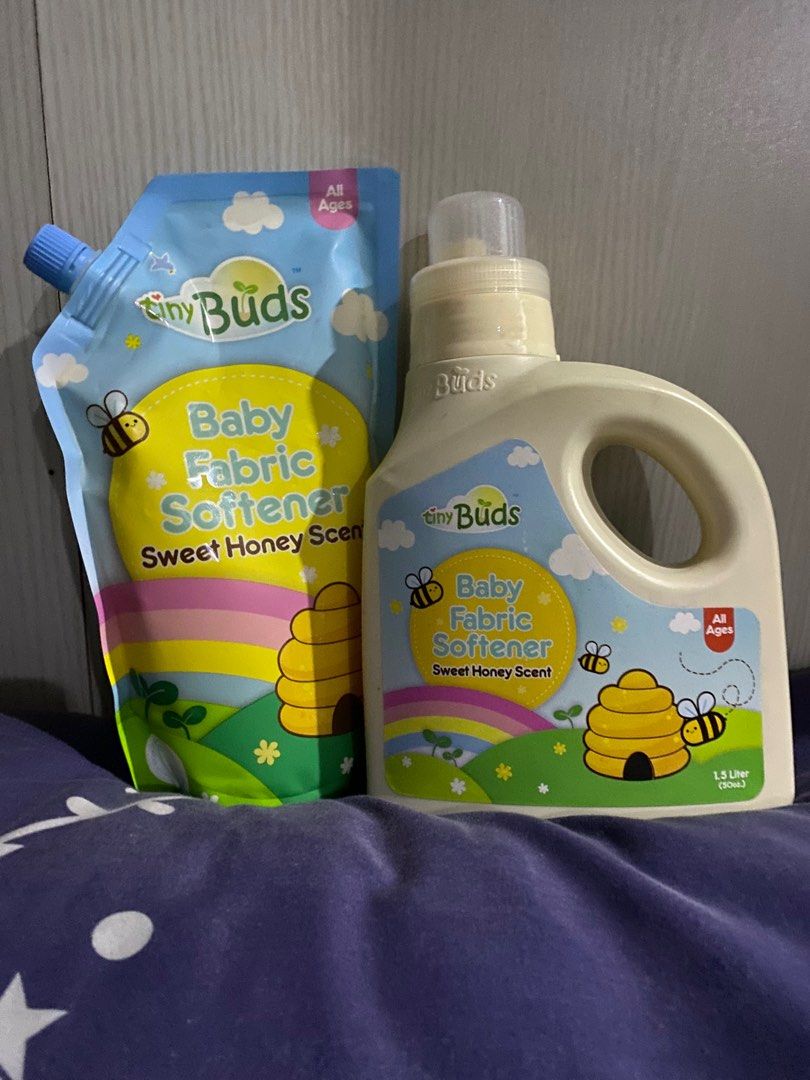 Tiny Buds Fabric Softener Sweet Honey (with Refill), Babies & Kids