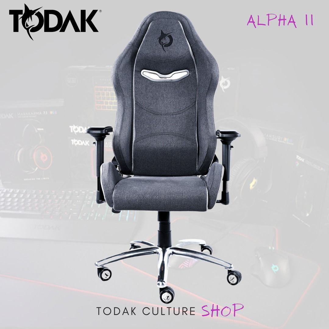 TODAK GAMING CHAIR ALPHA 2 DARK GREY