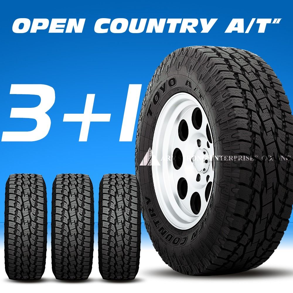 Toyo Tires OPEN COUNTRY A/T II (OPAT2) 275/55 R 20 SUV/4x4 Radial Tires ...