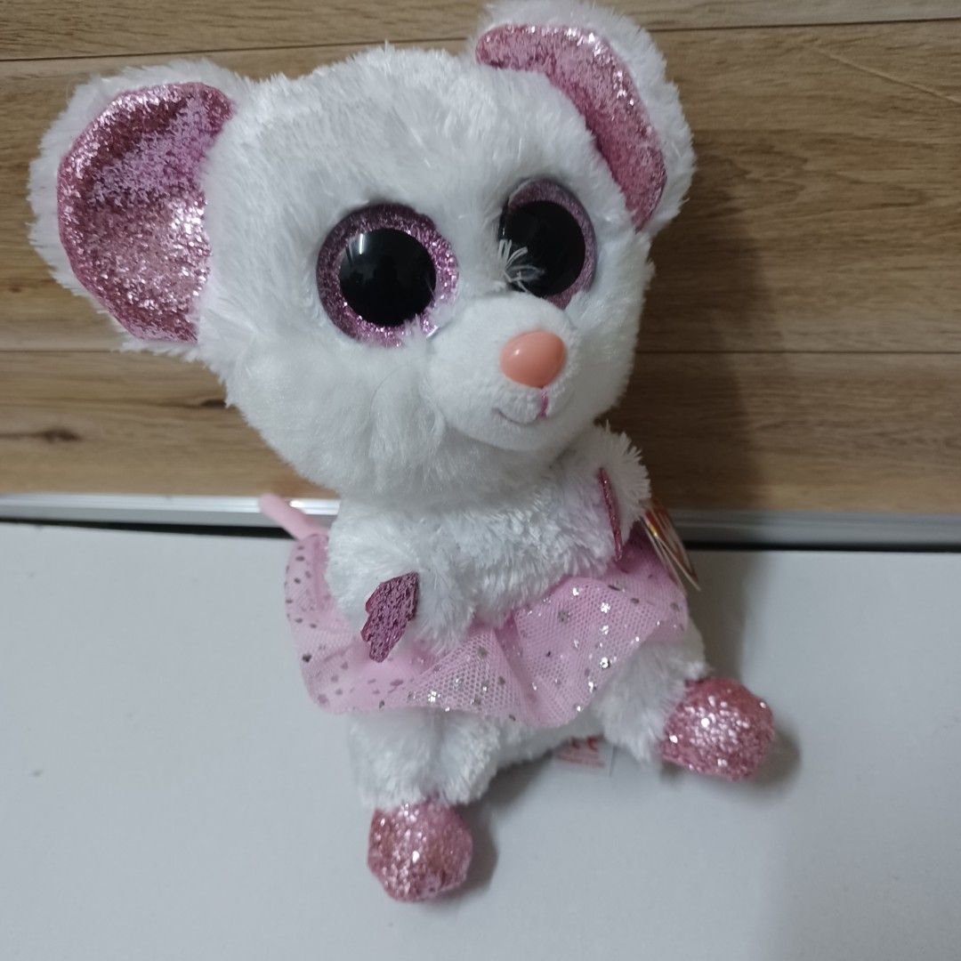 Ty Beanie Boos Nina Ballerina Mouse, Hobbies & Toys, Toys & Games on ...