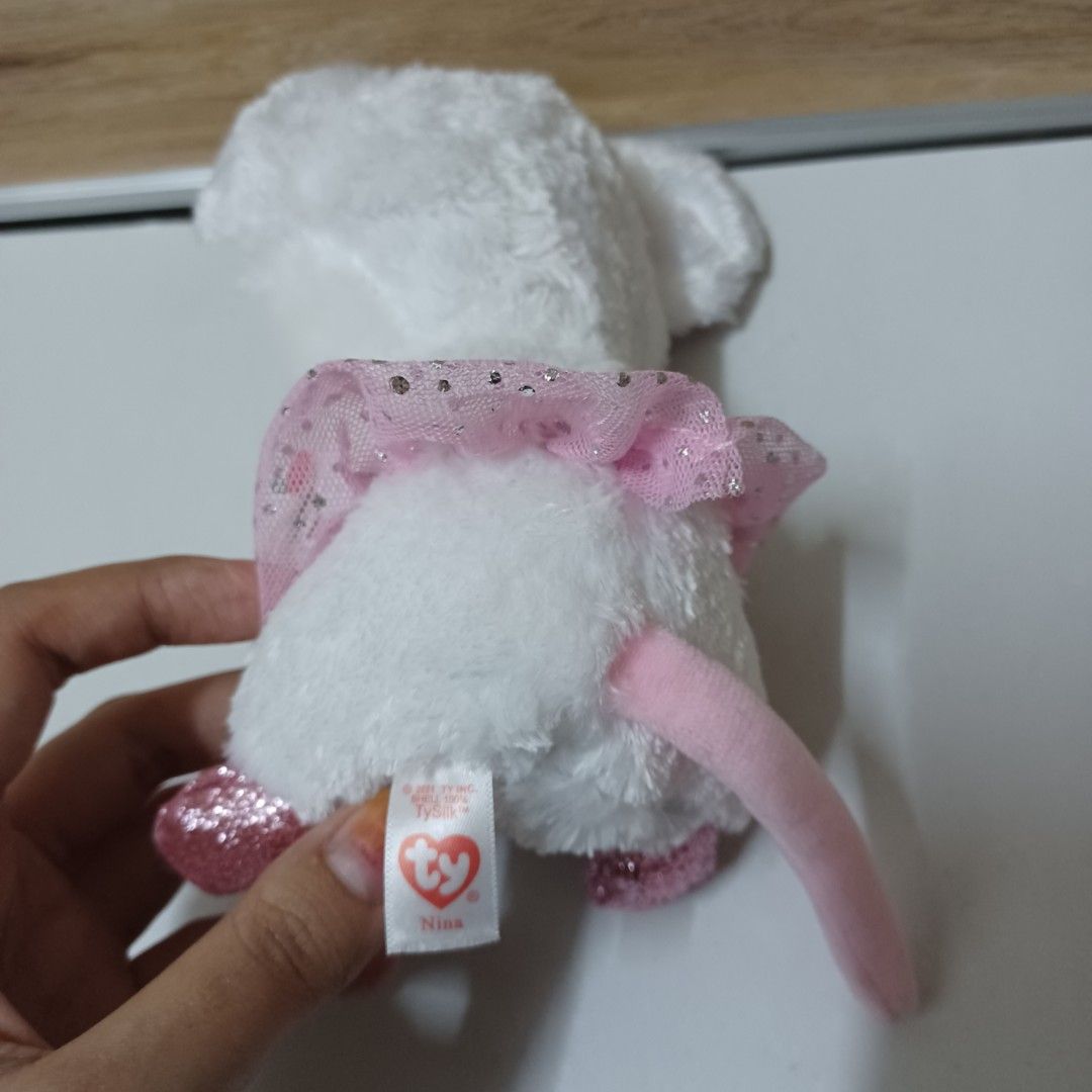 Ty Beanie Boos Nina Ballerina Mouse, Hobbies & Toys, Toys & Games on ...