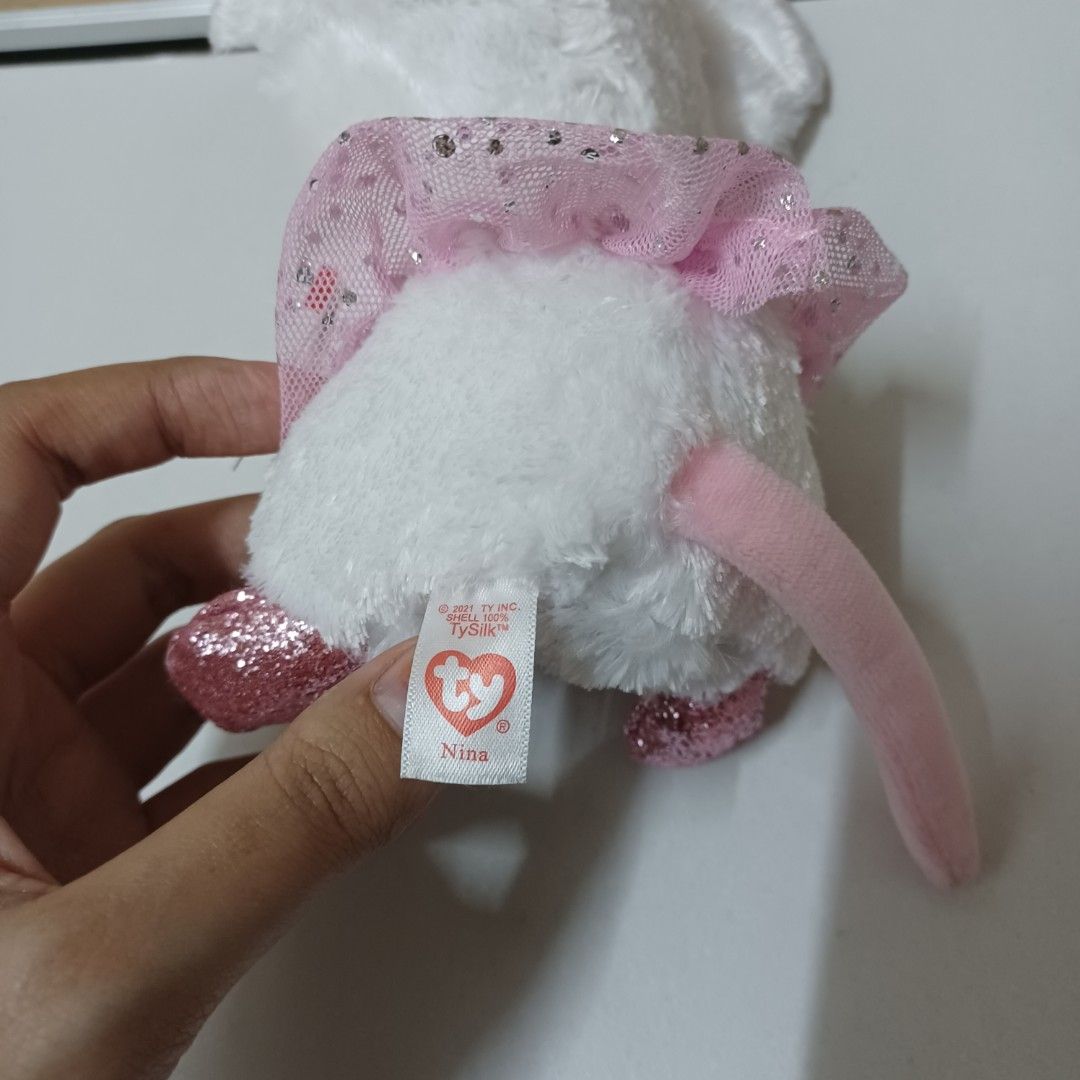 Ty Beanie Boos Nina Ballerina Mouse, Hobbies & Toys, Toys & Games on ...