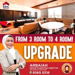 UPGRADE FROM 3ROOM TO 4ROOM FLAT! 