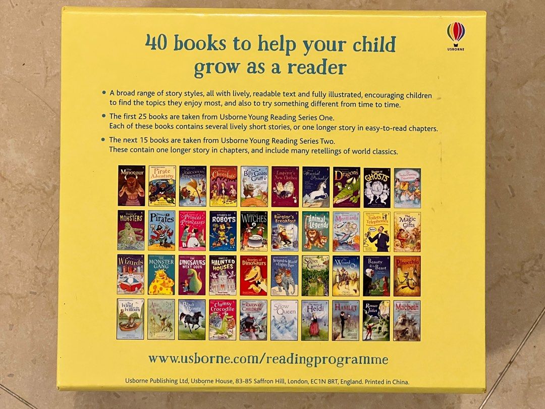 Usborne Reading Collection 40 books 興趣及遊戲 書本 文具 小朋友書 Carousell