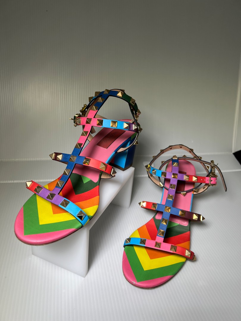 Valentino rainbow rockstud shop