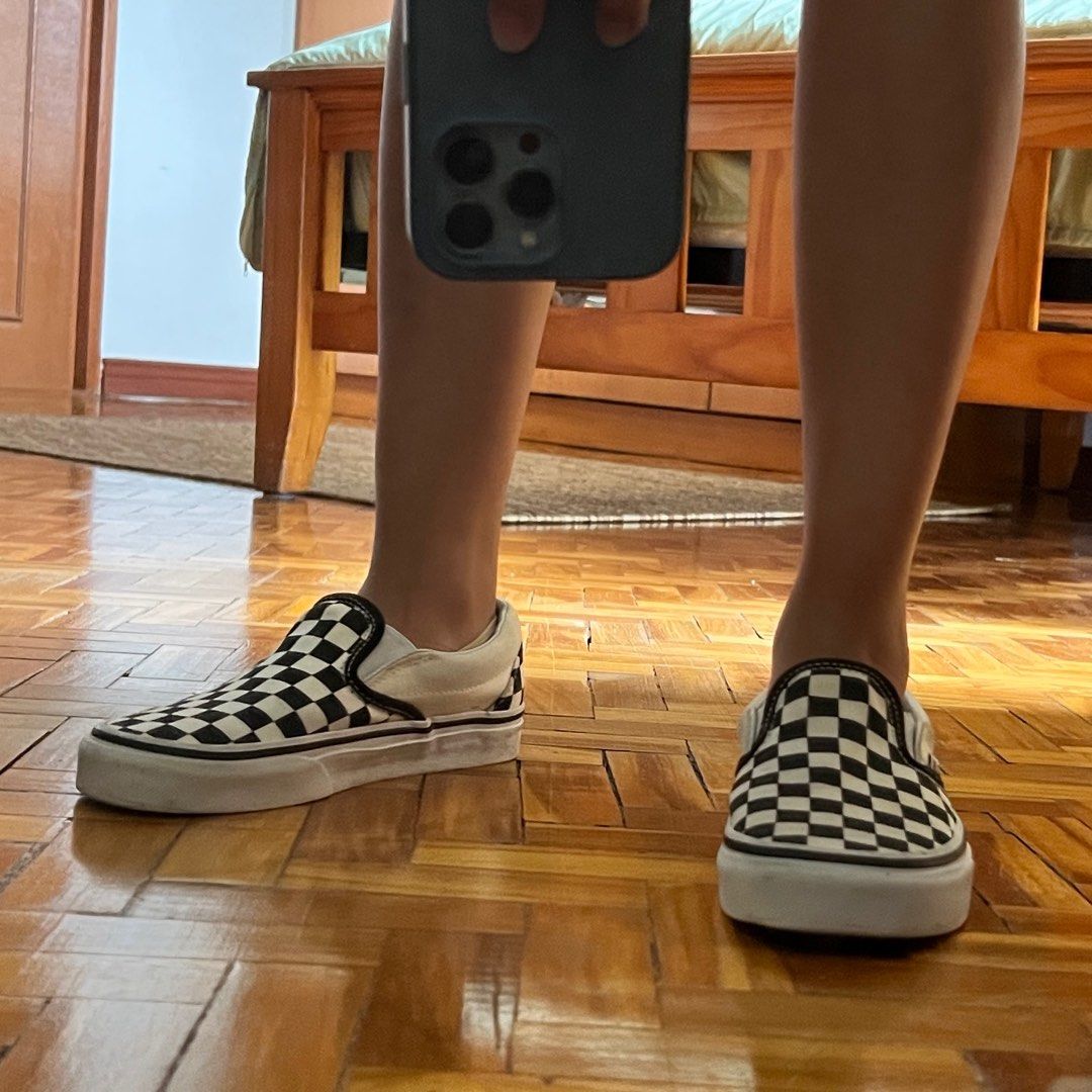Checkered vans size 5 online