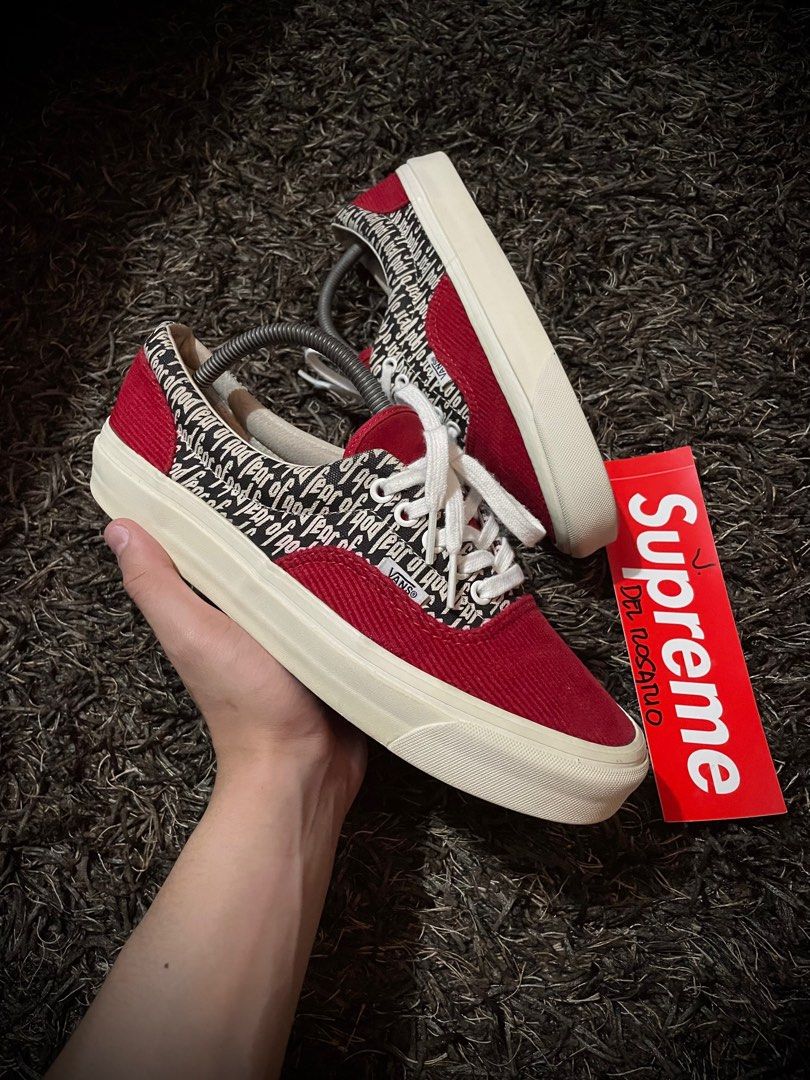Vans era 95 dx fear of god red deals