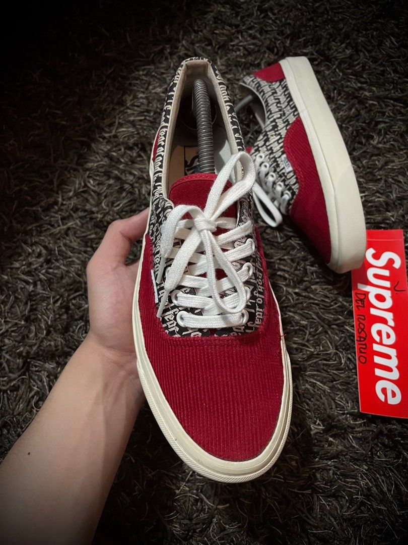 Vans Era 95 DX Fear Of God Red Men s Fashion Footwear