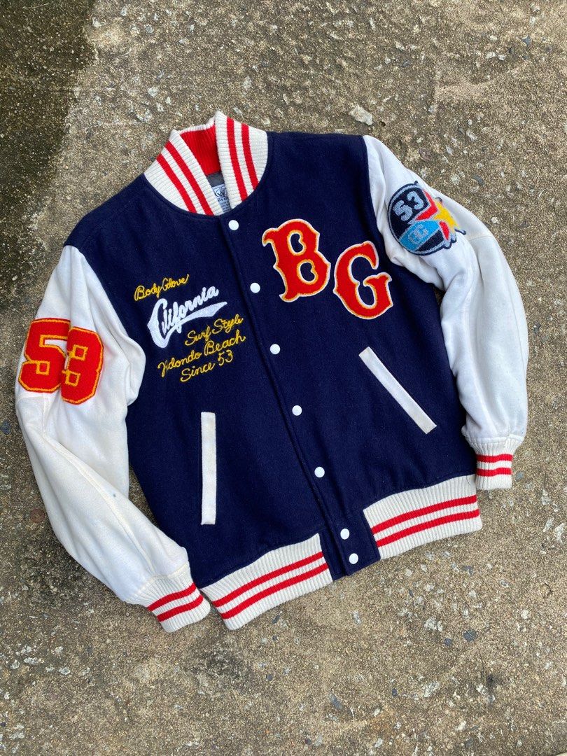 Varsity jacket body glove Men s Fashion Coats Jackets and Outerwear on Carousell