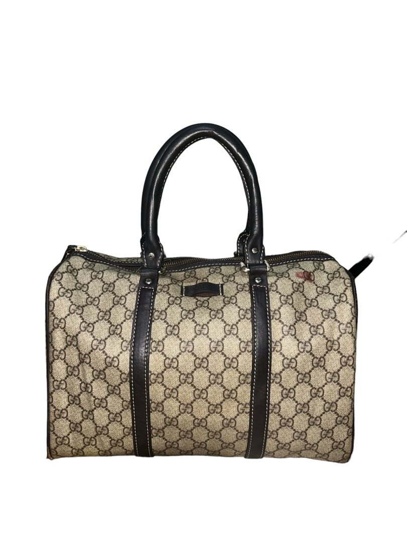 Vintage Gucci Duffle Bag, Luxury, Bags & Wallets on Carousell