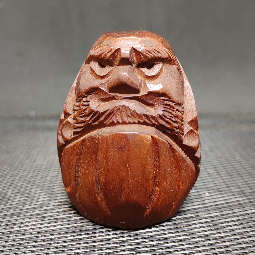 Wooden daruma doll sales